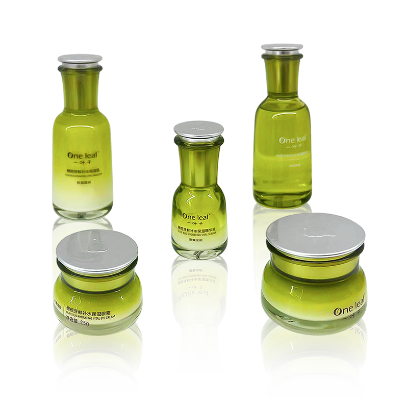 SX000818 Press Transparent Lotion Glass Bottle Set