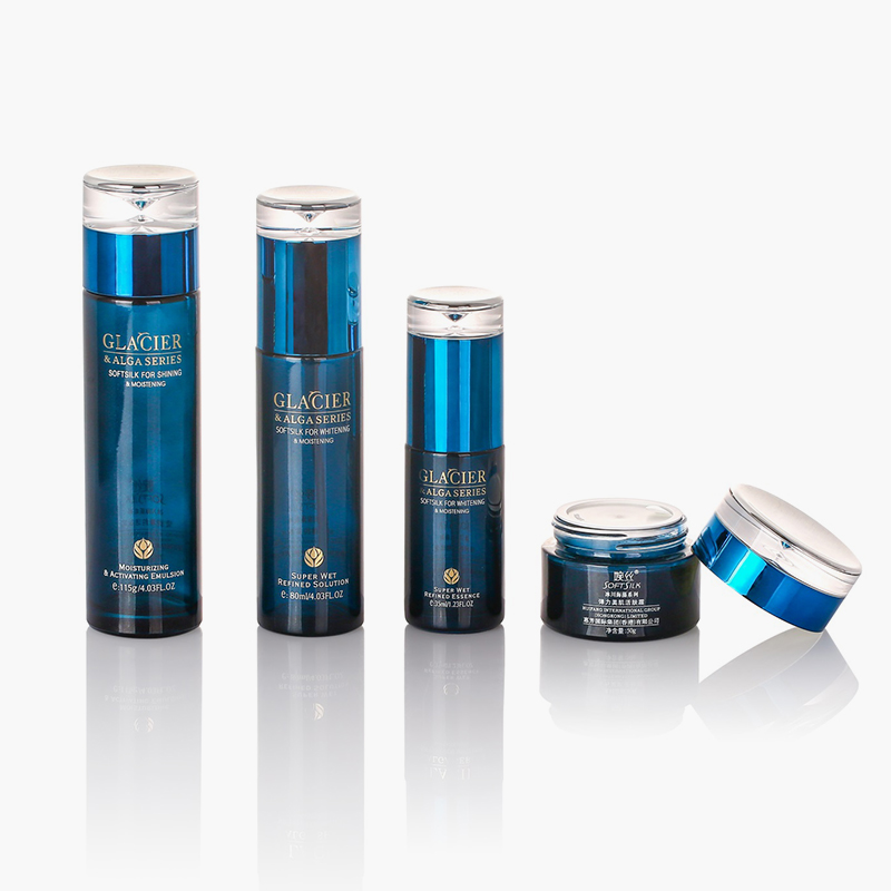 08C-Series Hot Stamping Round Lotion Pump Bottle Set